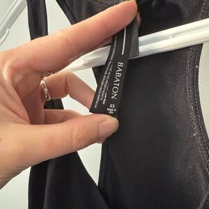 Babaton Black Racerback Tank